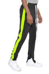 Men Single Stripe Ankle Zipper Track Pants | Zarnesh